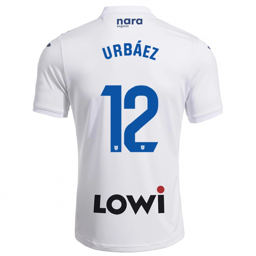 Danxen Kvinnor Joao Urbáez #12 Vit Marinblå Hemmatröja Matchtröjor 2025/26 Tröjor T-Tröja