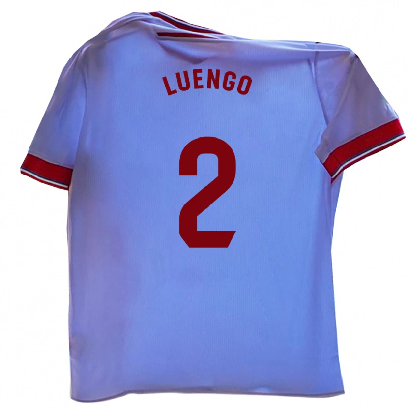 Danxen Kvinnor Carlos Luengo #2 Vit Röd Hemmatröja Matchtröjor 2025/26 Tröjor T-Tröja