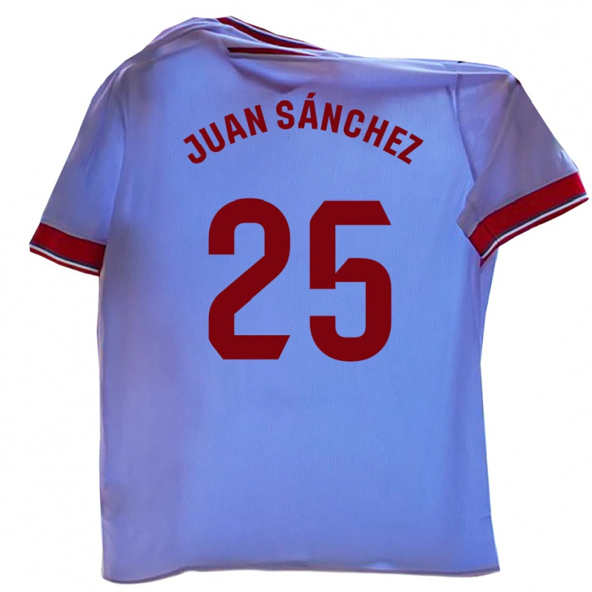 Danxen Kvinnor Juan Sánchez #25 Vit Röd Hemmatröja Matchtröjor 2025/26 Tröjor T-Tröja