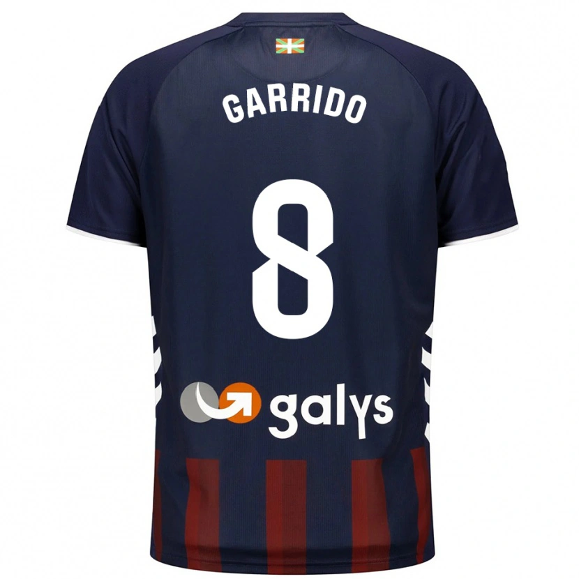 Danxen Kvinnor Aleix Garrido #8 Marinblå Röd Hemmatröja Matchtröjor 2025/26 Tröjor T-Tröja