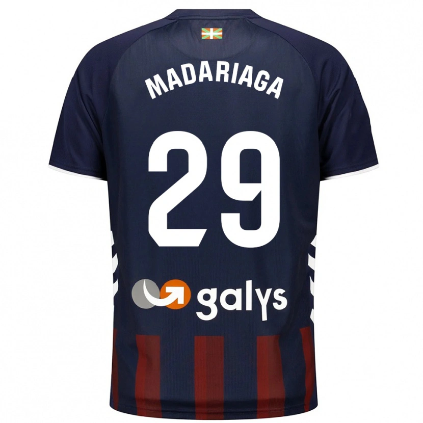 Danxen Kvinnor Ander Madariaga #29 Marinblå Röd Hemmatröja Matchtröjor 2025/26 Tröjor T-Tröja