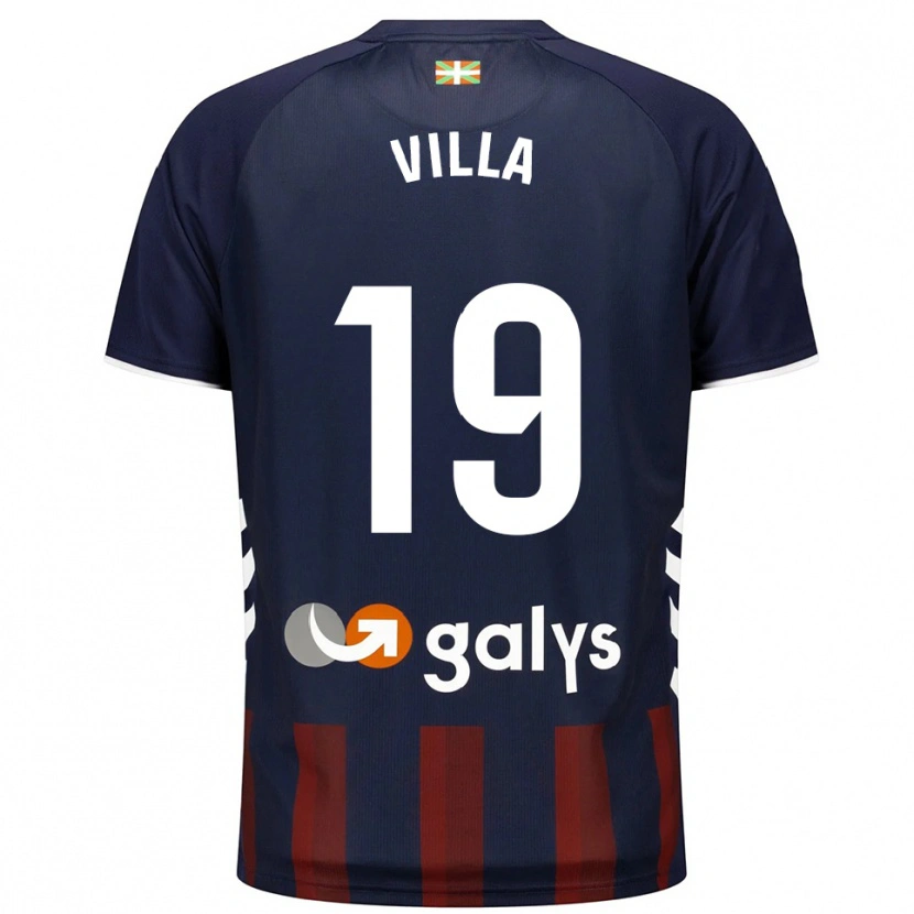 Danxen Kvinnor Toni Villa #19 Marinblå Röd Hemmatröja Matchtröjor 2025/26 Tröjor T-Tröja