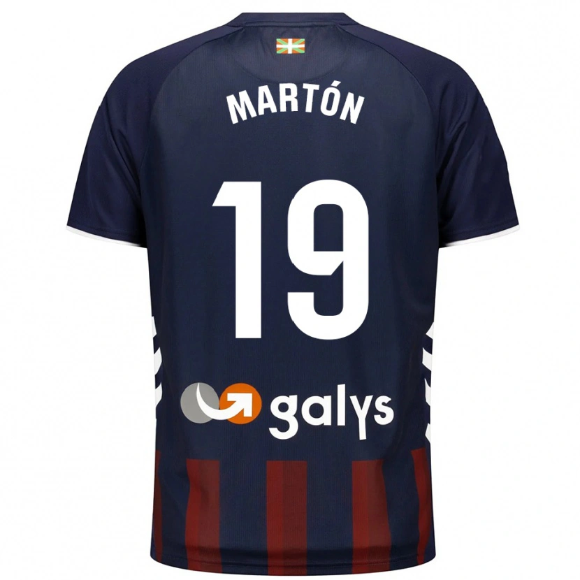 Danxen Kvinnor Javi Martón #19 Marinblå Röd Hemmatröja Matchtröjor 2025/26 Tröjor T-Tröja