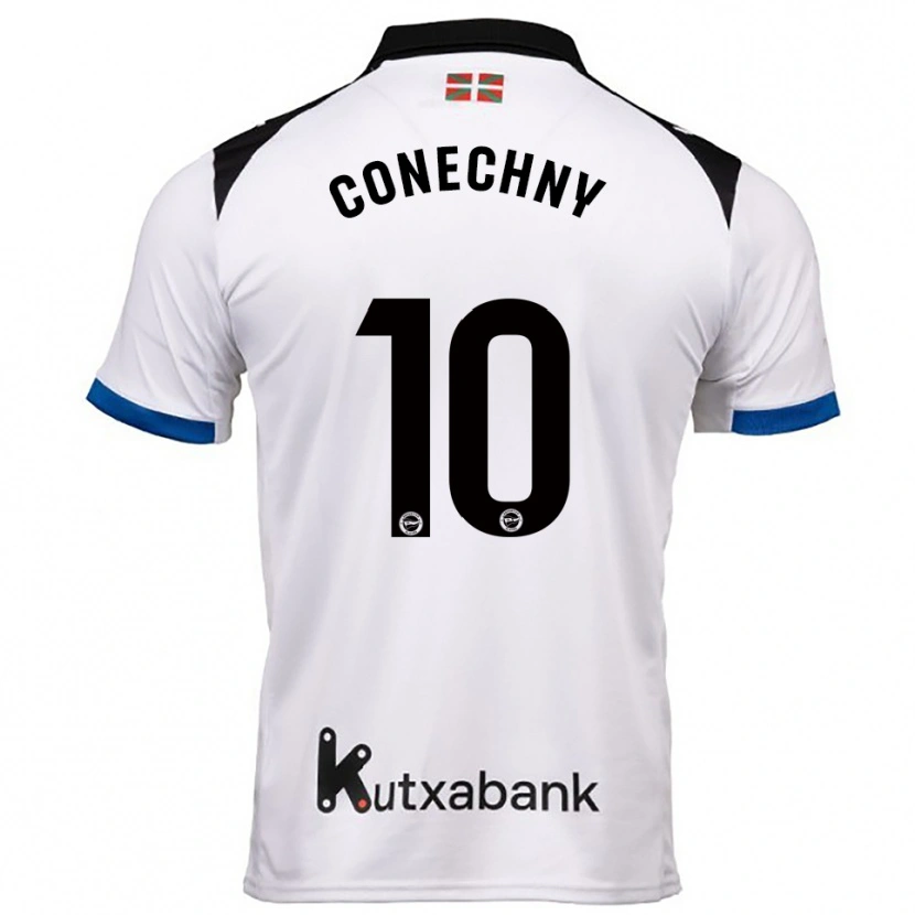 Danxen Kvinnor Tomás Conechny #10 Vit Blå Bortatröja Matchtröjor 2025/26 Tröjor T-Tröja