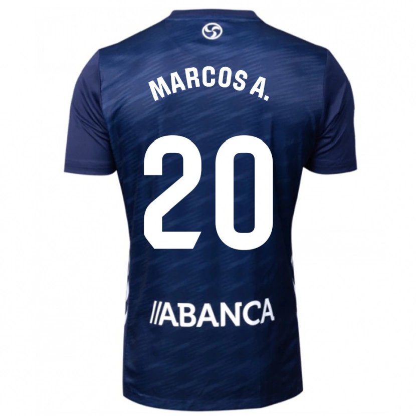 Danxen Kvinnor Marcos Alonso #20 Marinblå Vit Bortatröja Matchtröjor 2025/26 Tröjor T-Tröja