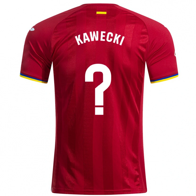 Danxen Kvinnor Luis Kawecki #0 Röd Gul Blå Bortatröja Matchtröjor 2025/26 Tröjor T-Tröja