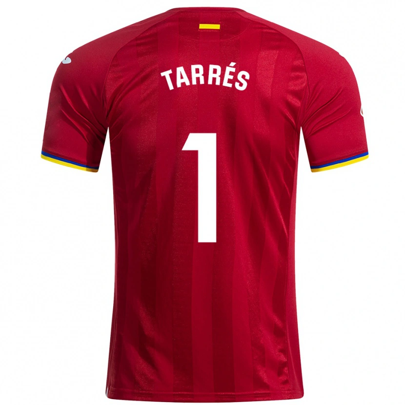 Danxen Kvinnor Lluis Tarrés #1 Röd Gul Blå Bortatröja Matchtröjor 2025/26 Tröjor T-Tröja