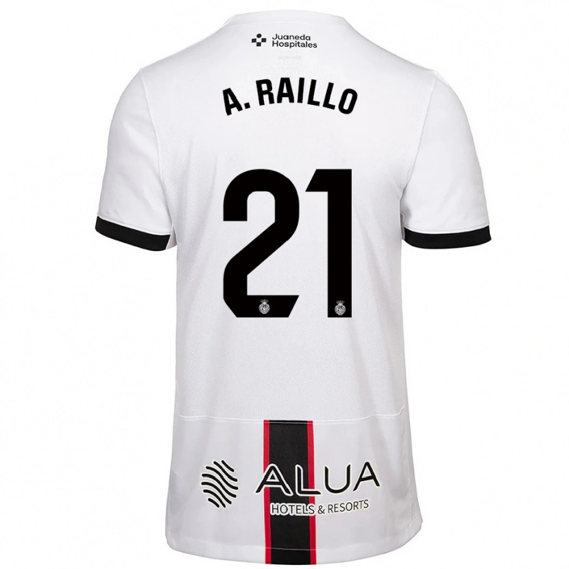 Danxen Kvinnor Antonio Raíllo #21 Vit Svart Bortatröja Matchtröjor 2025/26 Tröjor T-Tröja