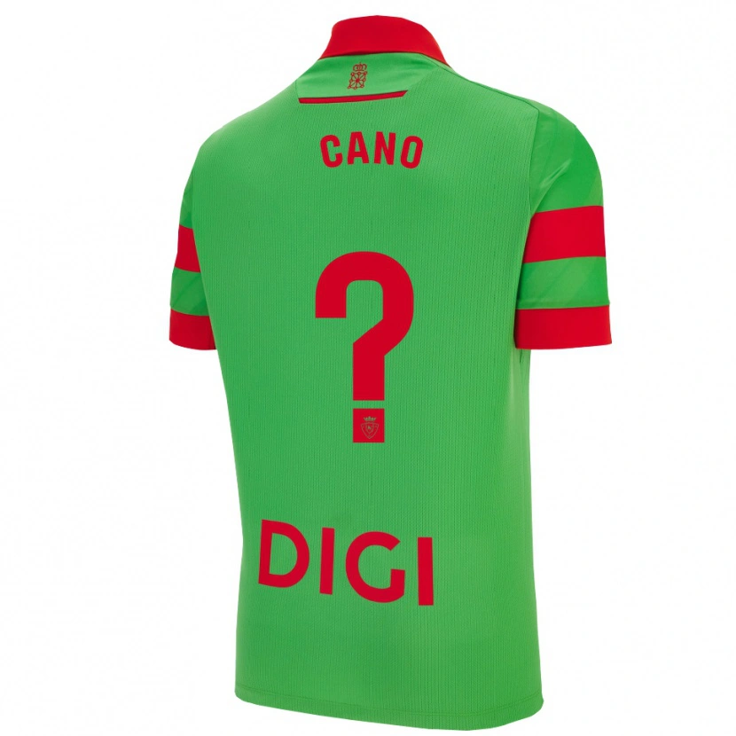 Danxen Kvinnor Javi Caño #0 Grön Röd Bortatröja Matchtröjor 2025/26 Tröjor T-Tröja