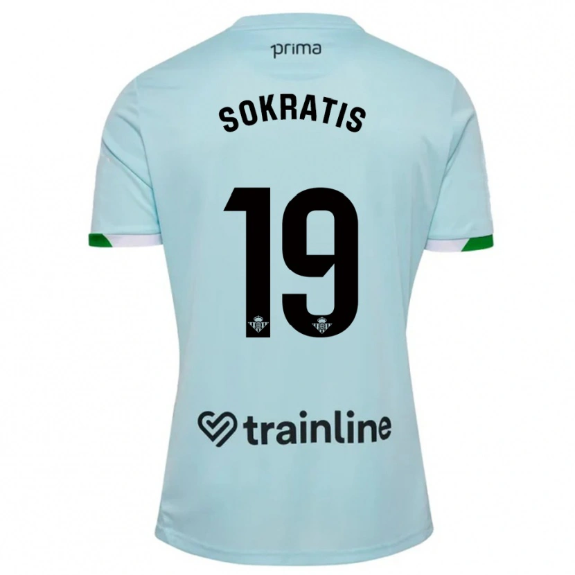 Danxen Kvinnor Sokratis Papastathopoulos #19 Himmelsblå Grön Bortatröja Matchtröjor 2025/26 Tröjor T-Tröja
