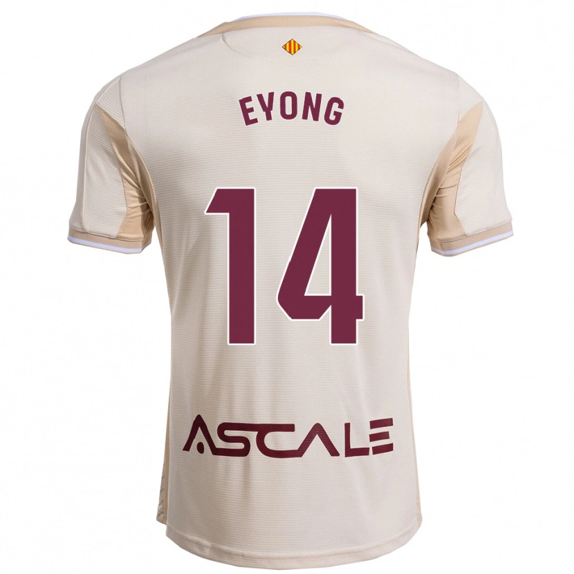 Danxen Kvinnor Etta Eyong #14 Off-White Bourgogne Bortatröja Matchtröjor 2025/26 Tröjor T-Tröja