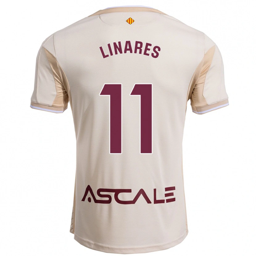 Danxen Kvinnor Mario Linares #11 Off-White Bourgogne Bortatröja Matchtröjor 2025/26 Tröjor T-Tröja
