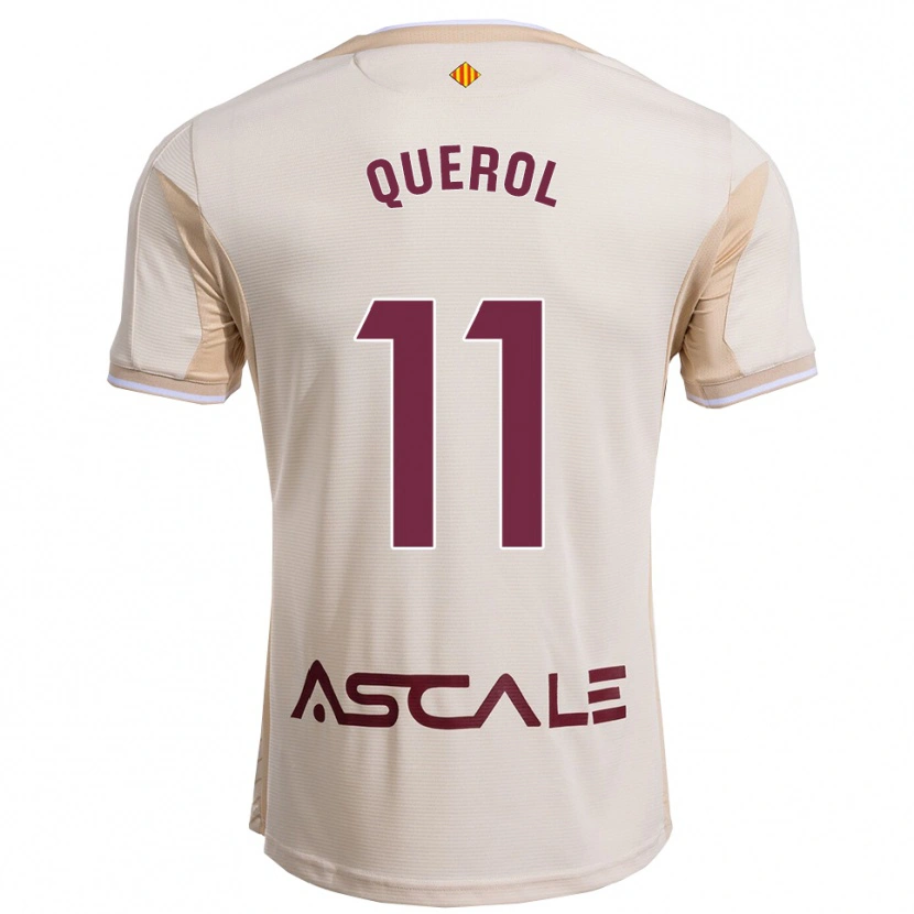 Danxen Kvinnor Marta Querol Gil #11 Off-White Bourgogne Bortatröja Matchtröjor 2025/26 Tröjor T-Tröja
