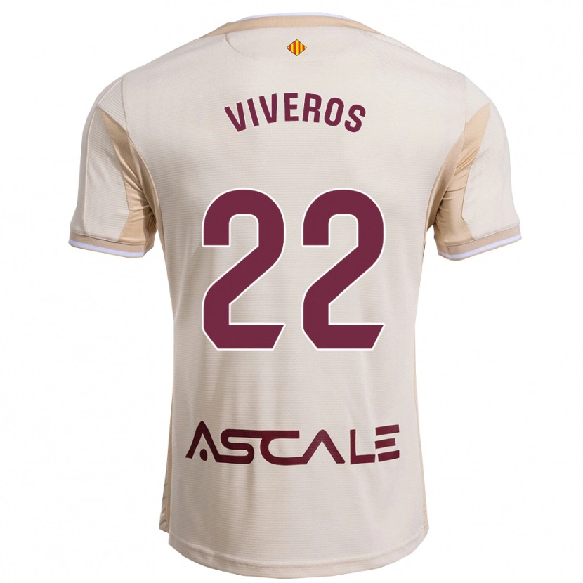 Danxen Kvinnor Facundo Viveros #22 Off-White Bourgogne Bortatröja Matchtröjor 2025/26 Tröjor T-Tröja