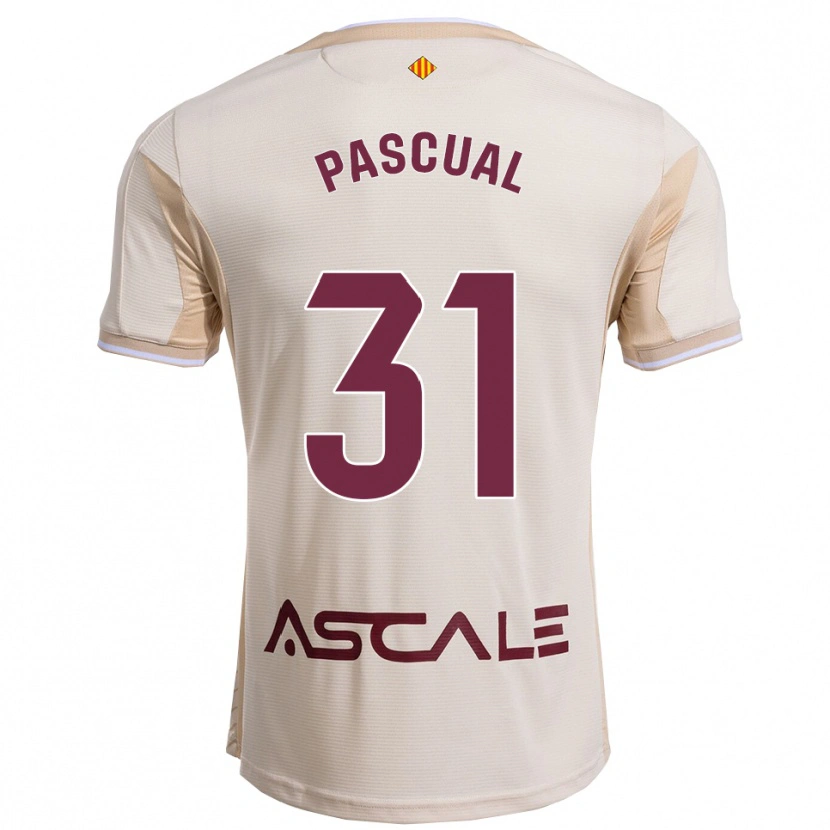 Danxen Kvinnor Pablo Pascual #31 Off-White Bourgogne Bortatröja Matchtröjor 2025/26 Tröjor T-Tröja