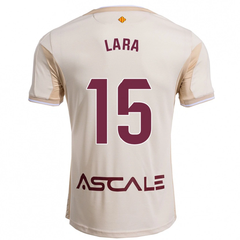 Danxen Kvinnor Francisca Lara #15 Off-White Bourgogne Bortatröja Matchtröjor 2025/26 Tröjor T-Tröja