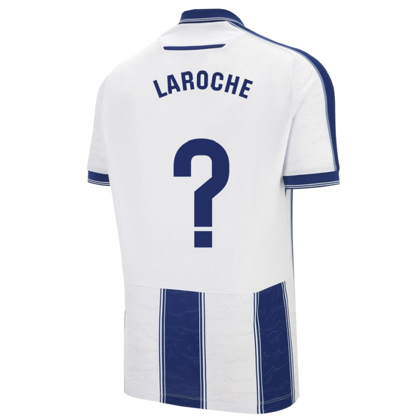 Danxen Kvinnor Xavier Laroche #0 Marinblå Vit Bortatröja Matchtröjor 2025/26 Tröjor T-Tröja