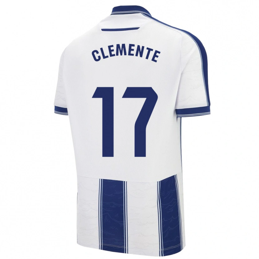 Danxen Kvinnor Óscar Clemente #17 Marinblå Vit Bortatröja Matchtröjor 2025/26 Tröjor T-Tröja