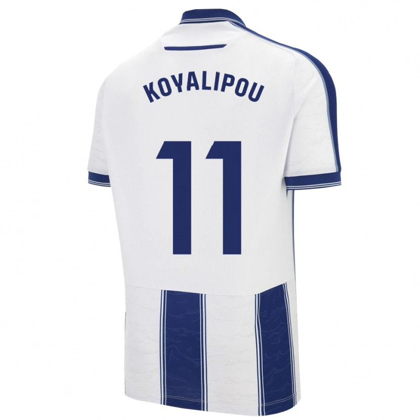 Danxen Kvinnor Goduine Koyalipou #11 Marinblå Vit Bortatröja Matchtröjor 2025/26 Tröjor T-Tröja