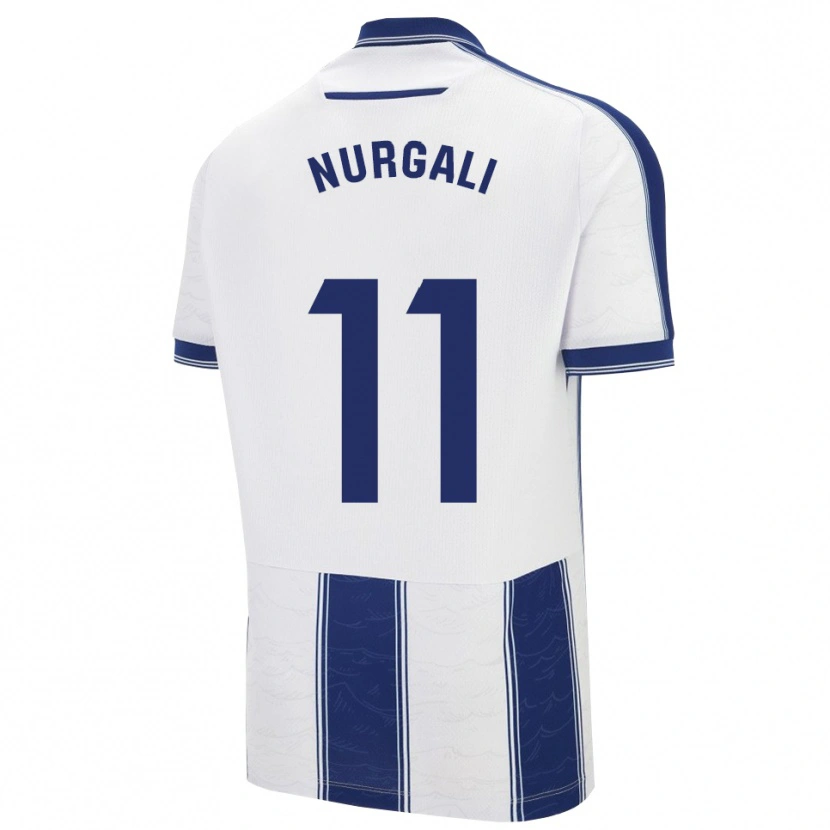 Danxen Kvinnor Aldiyar Nurgali #11 Marinblå Vit Bortatröja Matchtröjor 2025/26 Tröjor T-Tröja