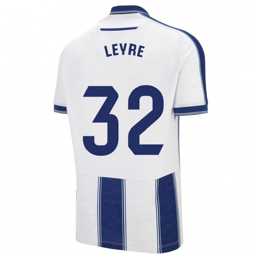 Danxen Kvinnor Leyre Secades #32 Marinblå Vit Bortatröja Matchtröjor 2025/26 Tröjor T-Tröja