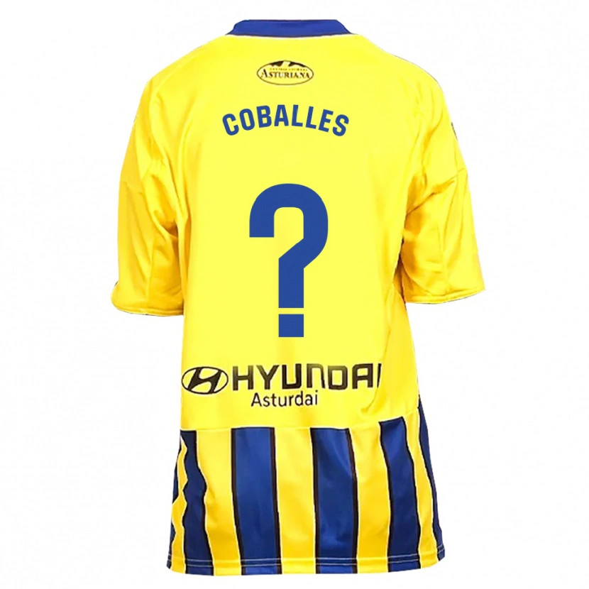 Danxen Kvinnor Jaime Coballes #0 Gul Blå Bortatröja Matchtröjor 2025/26 Tröjor T-Tröja