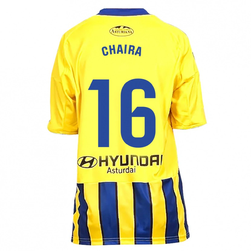 Danxen Kvinnor Ilyas Chaira #16 Gul Blå Bortatröja Matchtröjor 2025/26 Tröjor T-Tröja