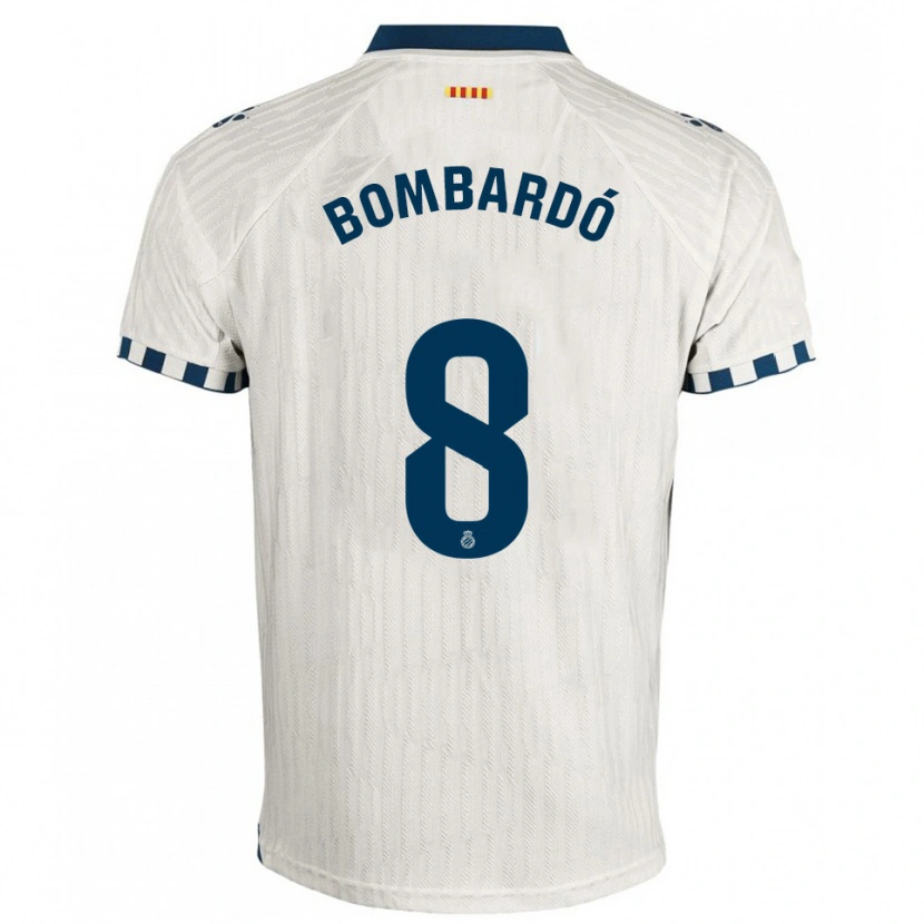 Danxen Kvinnor Alex Bombardó #8 Vit Blå Bortatröja Matchtröjor 2025/26 Tröjor T-Tröja