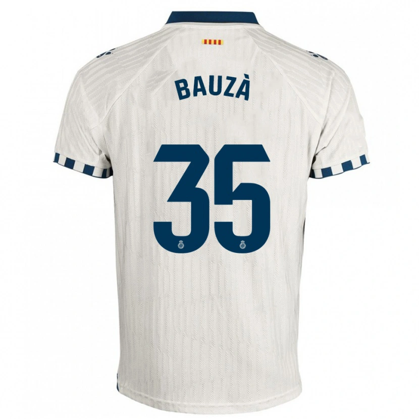 Danxen Kvinnor Rafel Bauzà #35 Vit Blå Bortatröja Matchtröjor 2025/26 Tröjor T-Tröja