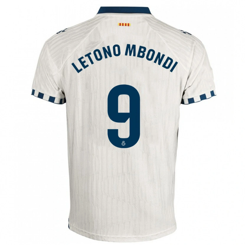 Danxen Kvinnor Christ-Emmanuel Letono Mbondi #9 Vit Blå Bortatröja Matchtröjor 2025/26 Tröjor T-Tröja