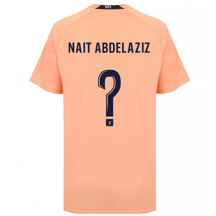 Danxen Kvinnor Elias Naït Abdelaziz #0 Orange Marinblått Bortatröja Matchtröjor 2025/26 Tröjor T-Tröja