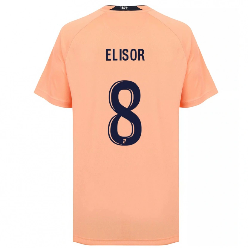 Danxen Kvinnor Salomé Elisor #8 Orange Marinblått Bortatröja Matchtröjor 2025/26 Tröjor T-Tröja