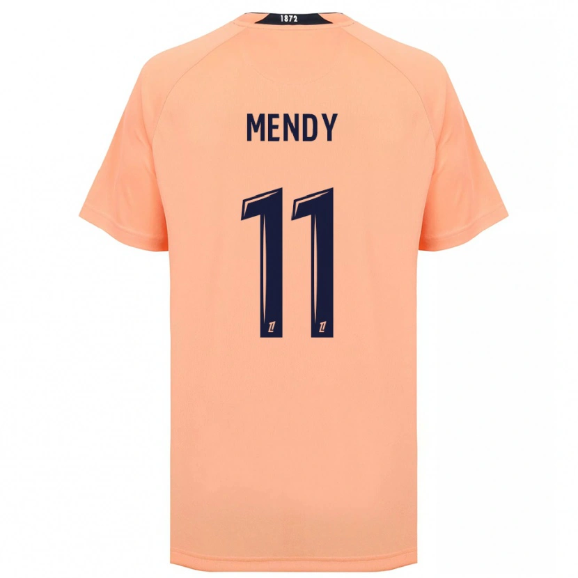 Danxen Kvinnor Melinda Mendy #11 Orange Marinblått Bortatröja Matchtröjor 2025/26 Tröjor T-Tröja