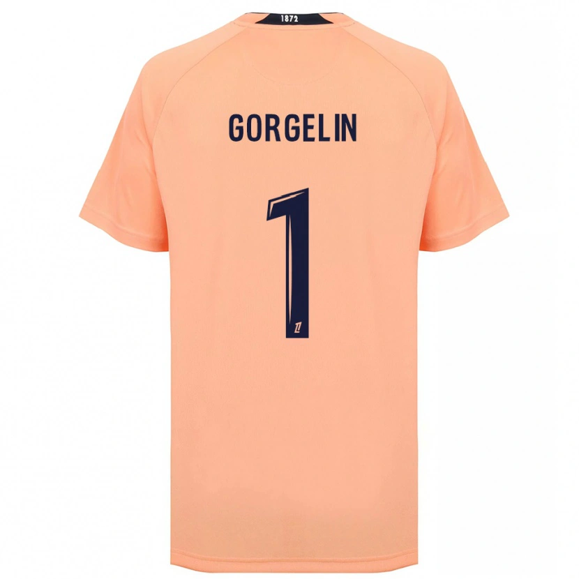 Danxen Kvinnor Mathieu Gorgelin #1 Orange Marinblått Bortatröja Matchtröjor 2025/26 Tröjor T-Tröja