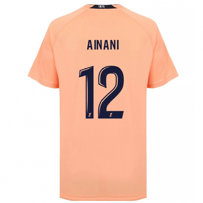 Danxen Kvinnor Sufyan Ainani #12 Orange Marinblått Bortatröja Matchtröjor 2025/26 Tröjor T-Tröja