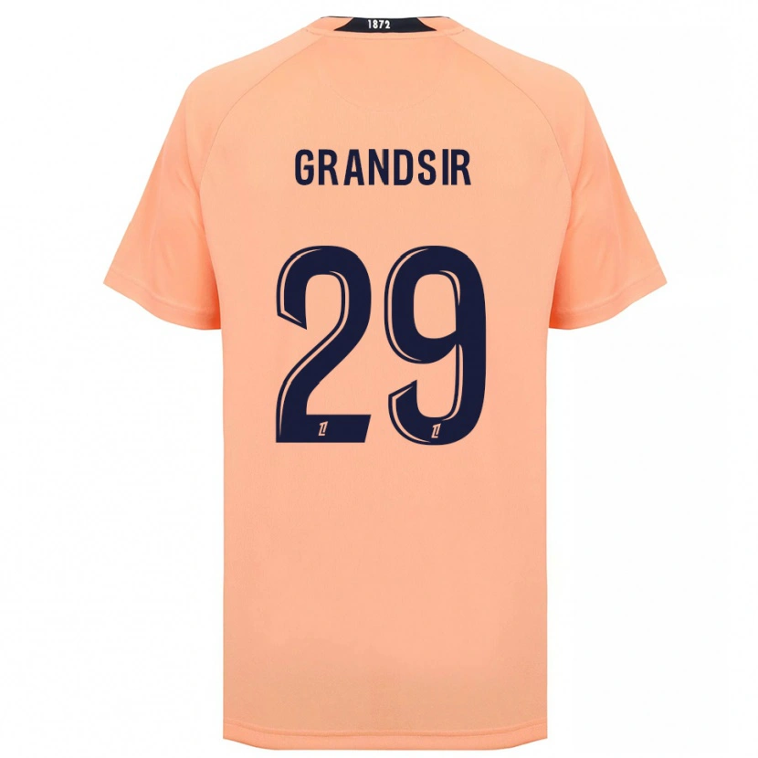 Danxen Kvinnor Samuel Grandsir #29 Orange Marinblått Bortatröja Matchtröjor 2025/26 Tröjor T-Tröja