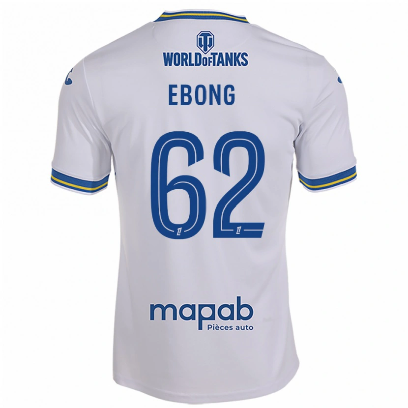 Danxen Kvinnor Arthur Avom #62 Vit Himmelsblå Bortatröja Matchtröjor 2025/26 Tröjor T-Tröja