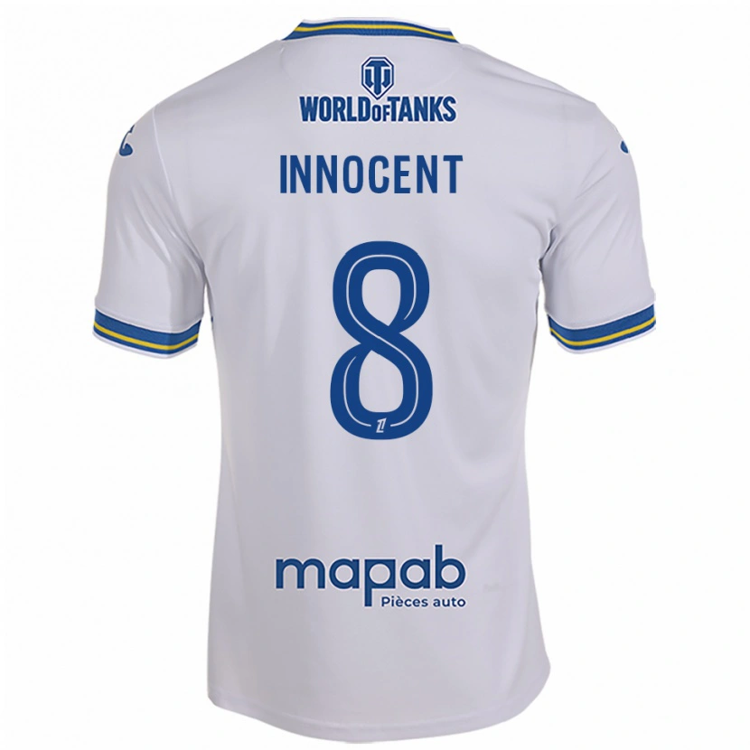 Danxen Kvinnor Bonke Innocent #8 Vit Himmelsblå Bortatröja Matchtröjor 2025/26 Tröjor T-Tröja