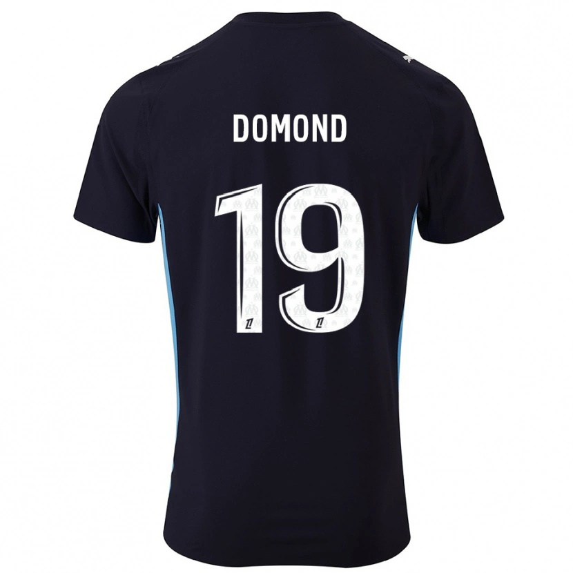 Danxen Kvinnor Chelsea Domond #19 Svart Himmelsblå Bortatröja Matchtröjor 2025/26 Tröjor T-Tröja