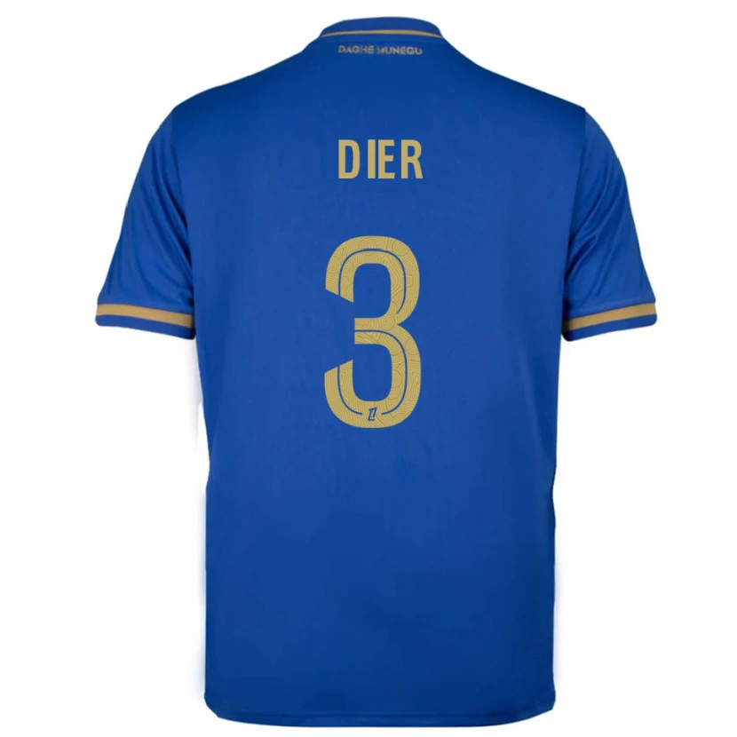 Danxen Kvinnor Eric Dier #3 Blå Guld Bortatröja Matchtröjor 2025/26 Tröjor T-Tröja