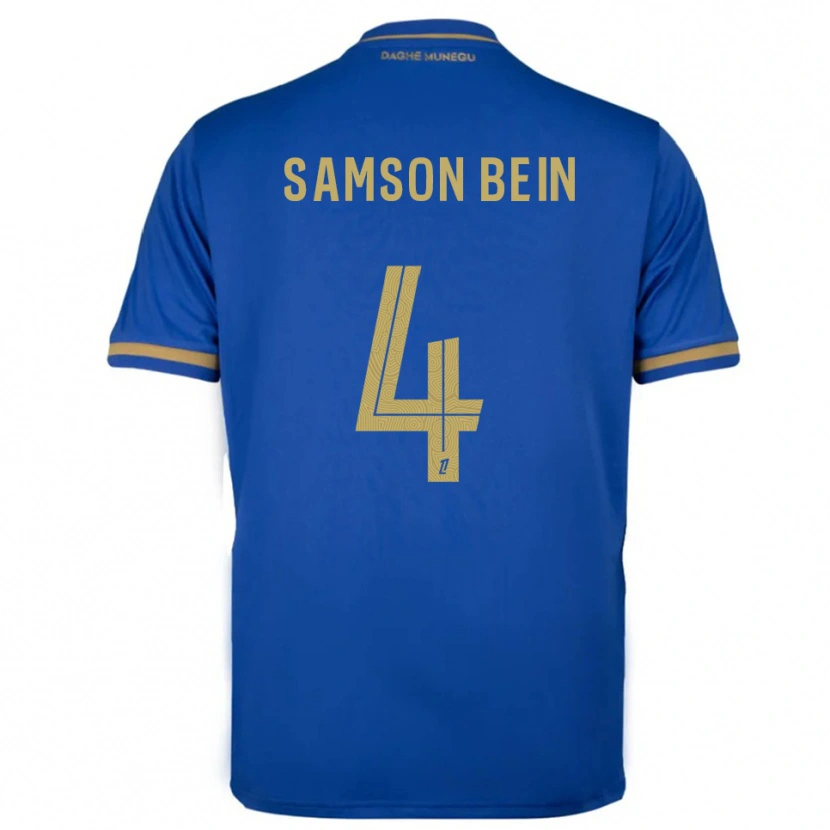 Danxen Kvinnor Sirak Bein #4 Blå Guld Bortatröja Matchtröjor 2025/26 Tröjor T-Tröja