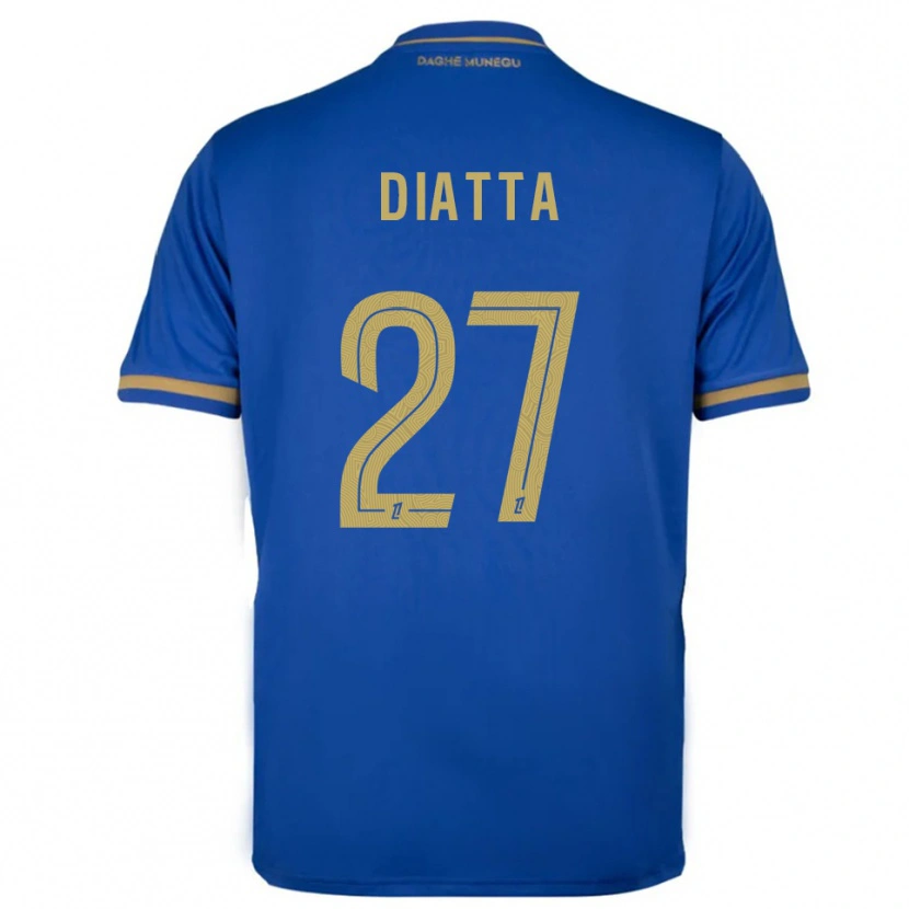 Danxen Kvinnor Krépin Diatta #27 Blå Guld Bortatröja Matchtröjor 2025/26 Tröjor T-Tröja
