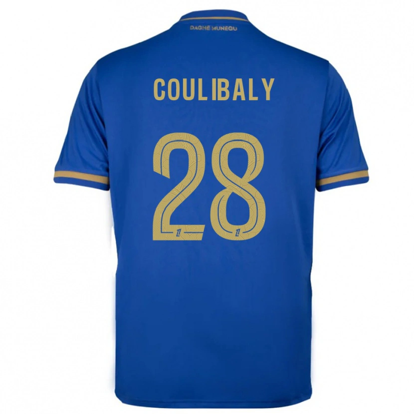 Danxen Kvinnor Mamadou Coulibaly #28 Blå Guld Bortatröja Matchtröjor 2025/26 Tröjor T-Tröja