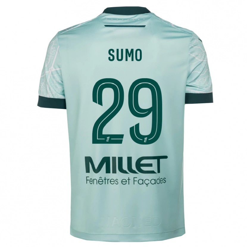 Danxen Kvinnor Eva Sumo #29 Grön Vit Bortatröja Matchtröjor 2025/26 Tröjor T-Tröja