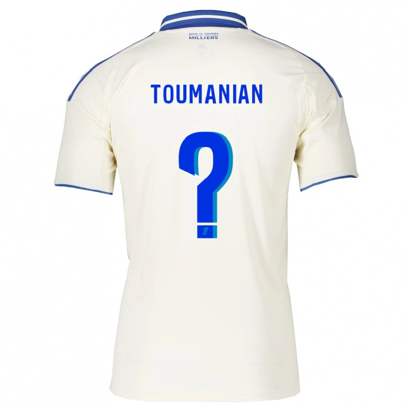 Danxen Kvinnor Anthony Toumanian #0 Champagne Blå Bortatröja Matchtröjor 2025/26 Tröjor T-Tröja