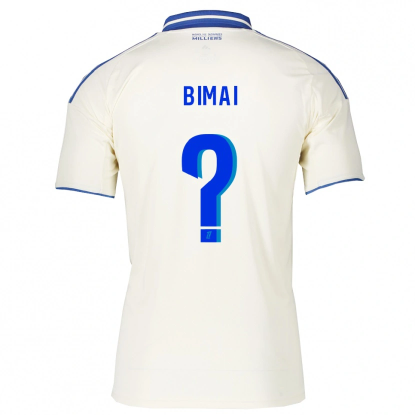 Danxen Kvinnor Longin Bimai #0 Champagne Blå Bortatröja Matchtröjor 2025/26 Tröjor T-Tröja