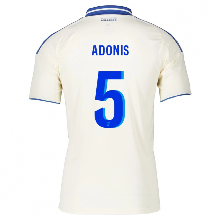 Danxen Kvinnor Erwan Adonis #5 Champagne Blå Bortatröja Matchtröjor 2025/26 Tröjor T-Tröja