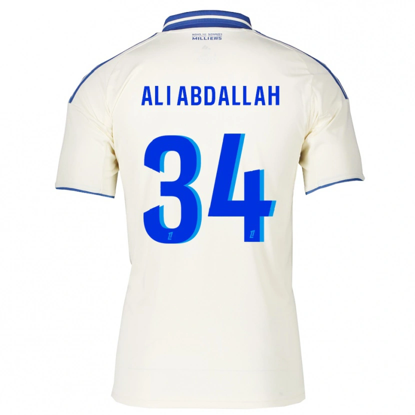 Danxen Kvinnor Aboubacar Ali Abdallah #34 Champagne Blå Bortatröja Matchtröjor 2025/26 Tröjor T-Tröja