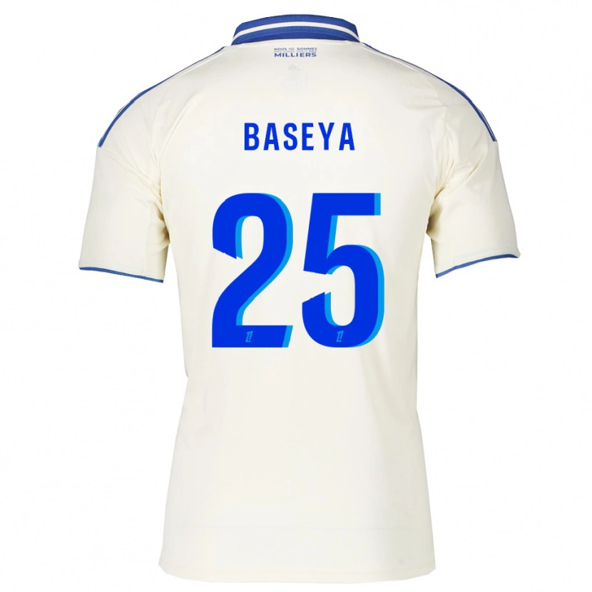Danxen Kvinnor Steven Baseya #25 Champagne Blå Bortatröja Matchtröjor 2025/26 Tröjor T-Tröja