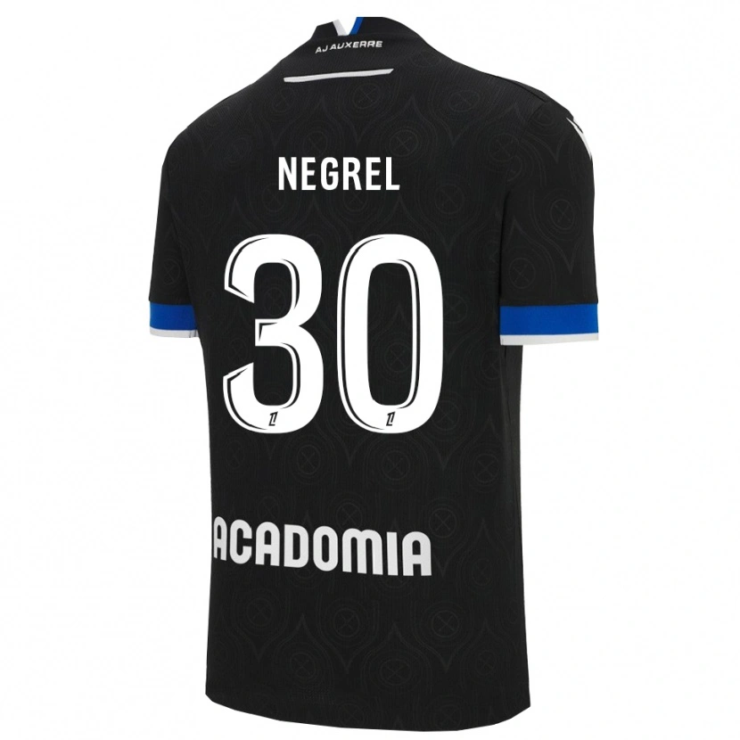 Danxen Kvinnor Tom Negrel #30 Svart Vit Bortatröja Matchtröjor 2025/26 Tröjor T-Tröja